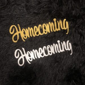 Gold Glitter D'S. 2 Large/2 Small – Homecoming Supplies