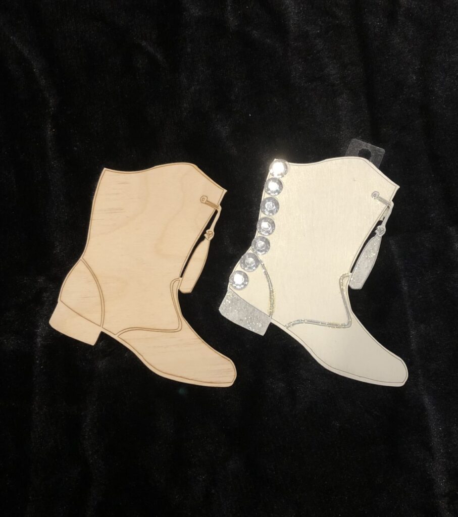 DANCE BOOT 6” EMBELLISHED Supplies