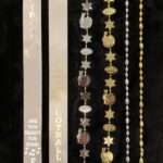 football bead garland silver metallic is 32” long (copy)